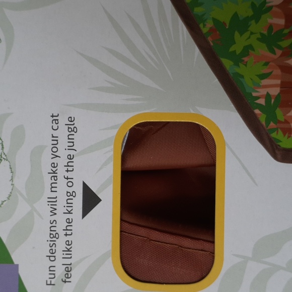 New Listing!! Brand New KITTY CITY JUNGLE HUT CAT PLAY HOUSE - Picture 3 of 4